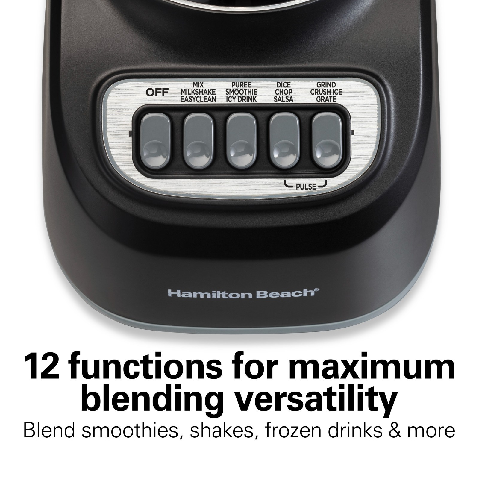 Hamilton Beach Smoothie Blender, 48 oz. Jar, Stainless Steel Blade, High Speed,