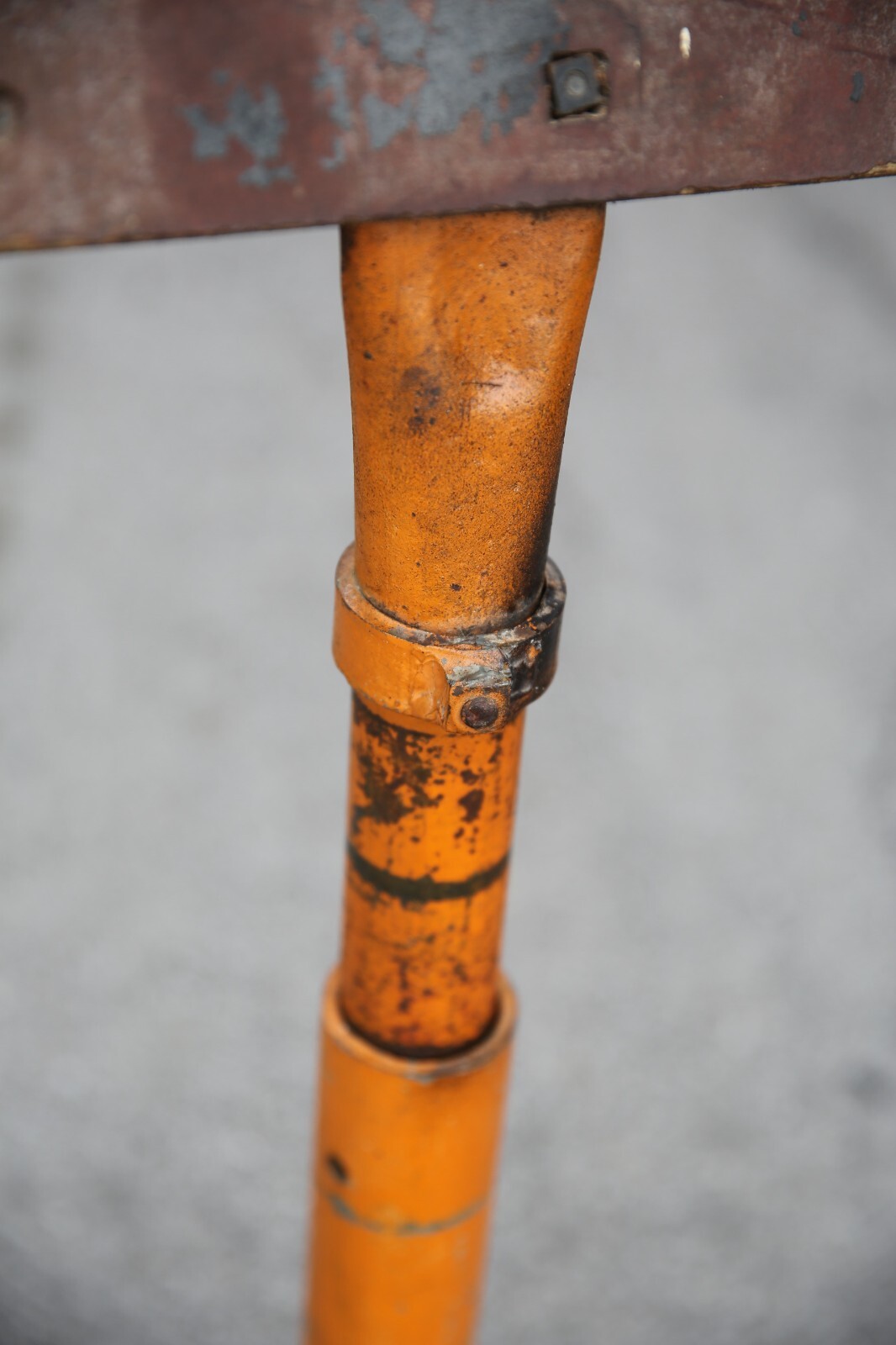 Vintage Air Meter Stand industrial cast iron base service station antique rack