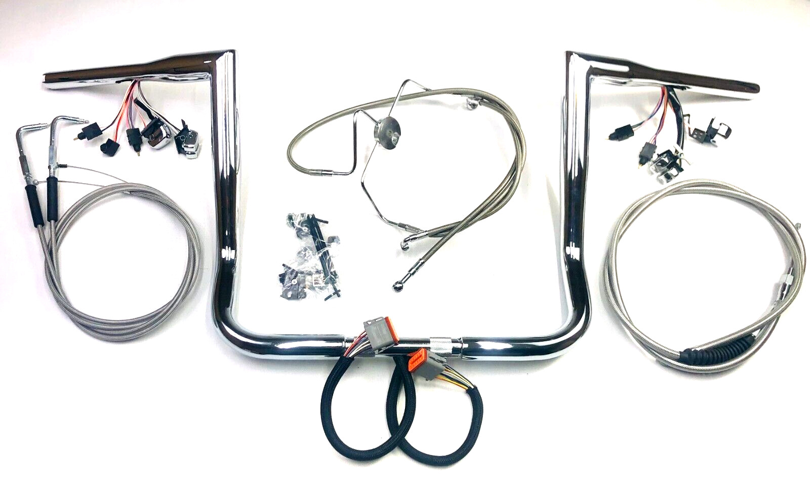 14 x 1.5"  Pre Wired Handlebar Kit 02-06 Harley Electra Glide, Ultra Plug n Play