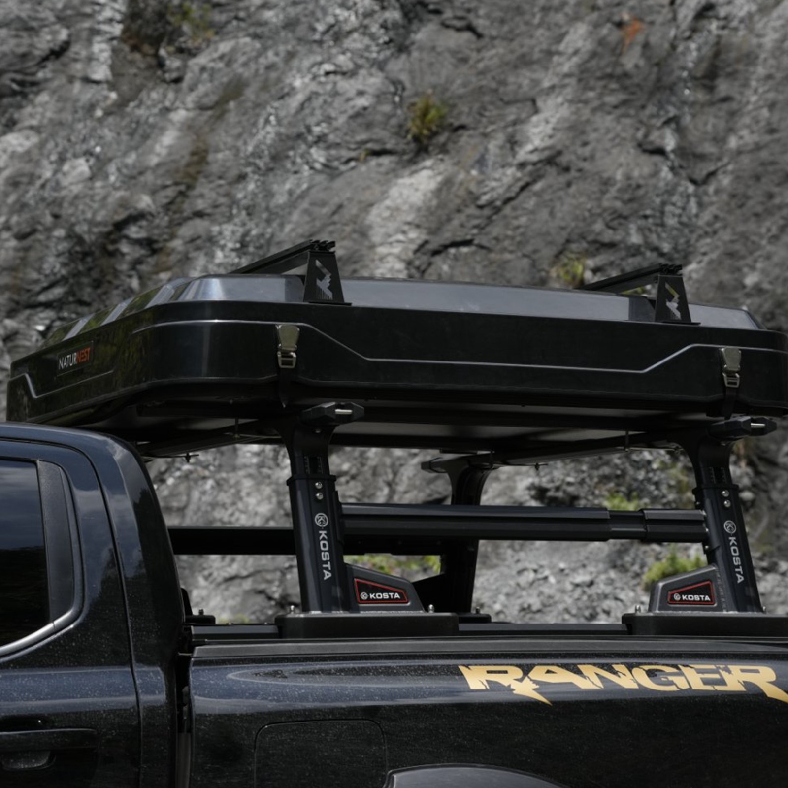 Naturnest Roof Top Tent Hardshell Pop-up Rooftop Tent Outdoor Camping Tent