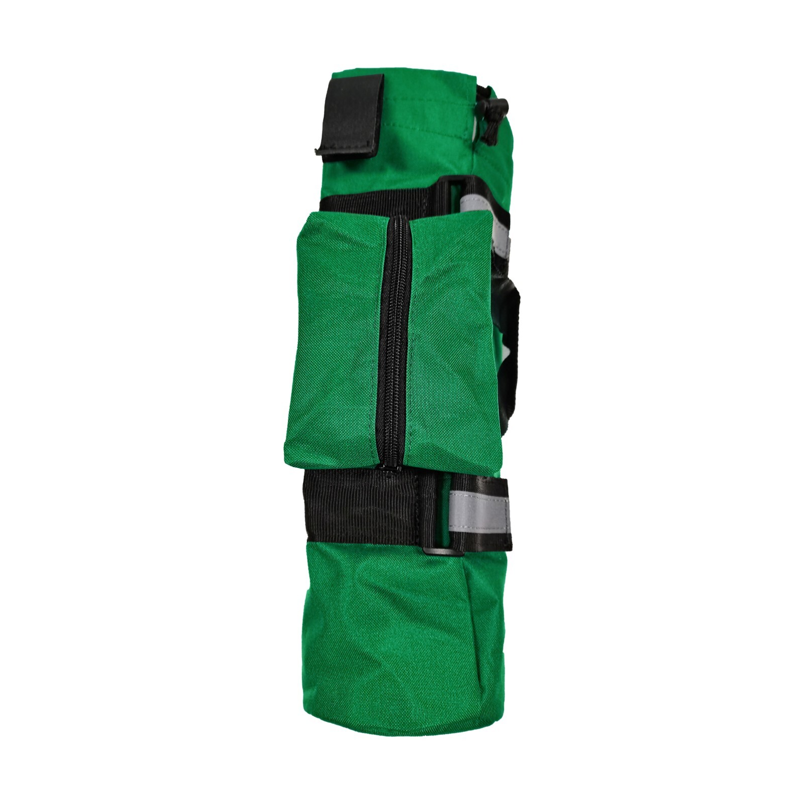 LINE2design Oxygen Sleeve EMS Medical Rescue Cylinder Bag with Side Pocket Green