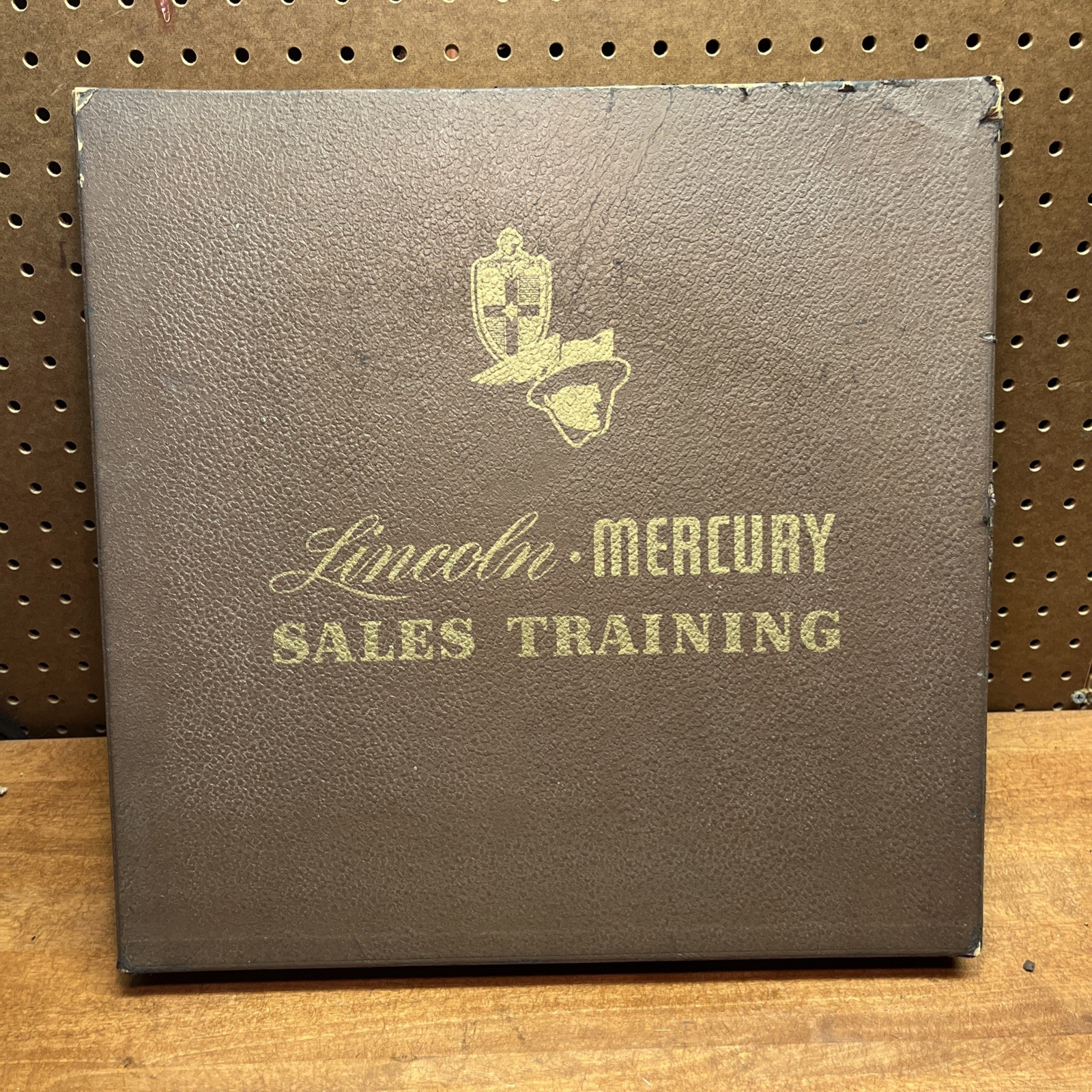 Ford Lincoln Mercury Sales Training 16” Transcription Records with Case