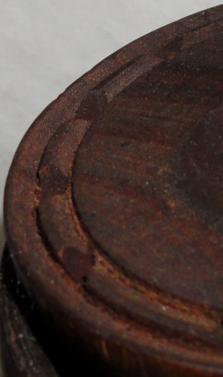 Antique Wood Butter Mold/Press ~ Plunger ~ Hand Carved Beaver Stamp