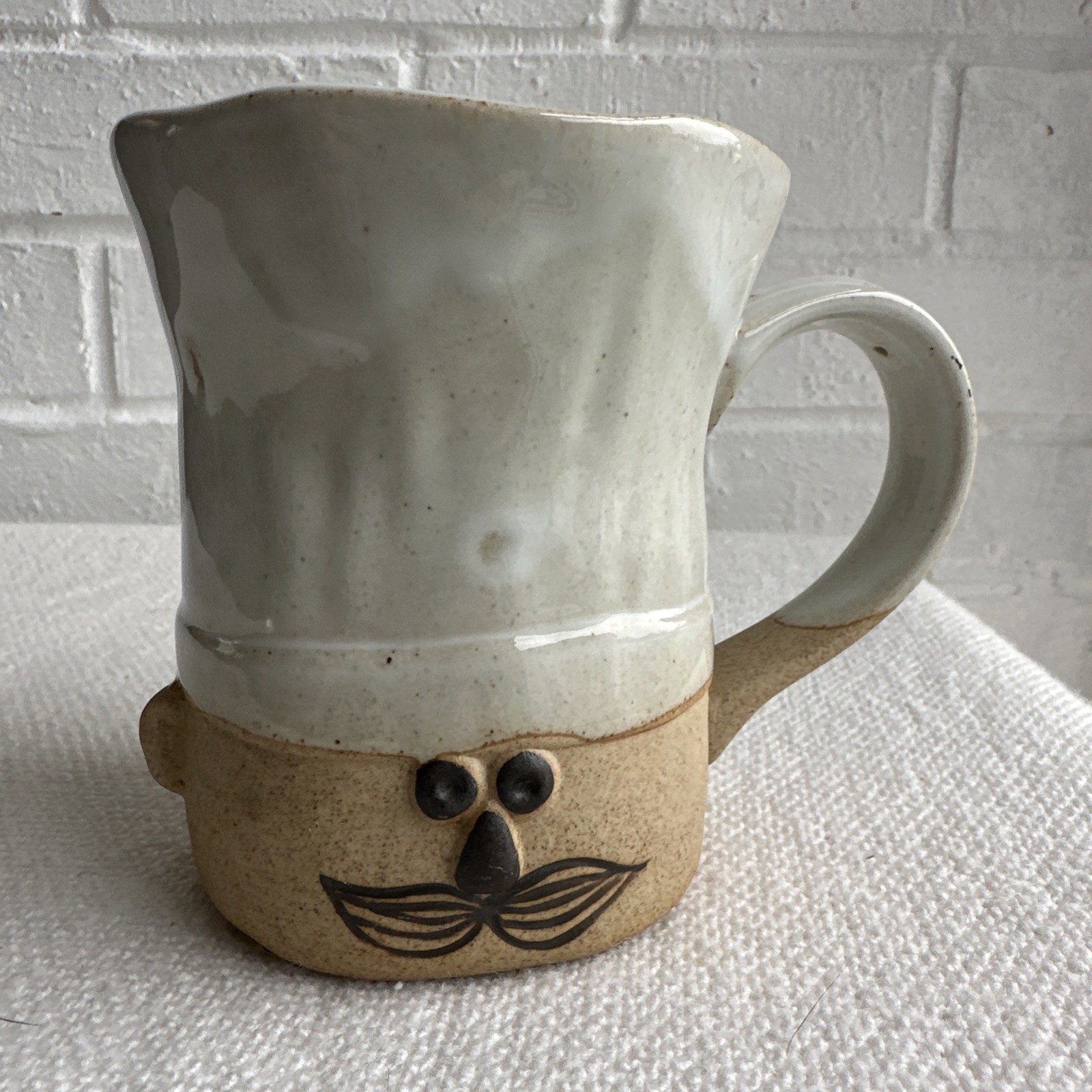 Takahashi San Francisco “Le Chef” Hand Painted Stoneware Pottery Mug 14 oz