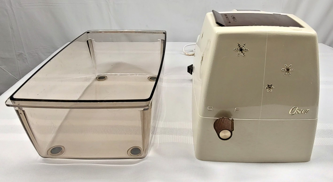 Oster Snowflake Countertop Ice Crusher 564A Coarse Fine Settings Tested Working