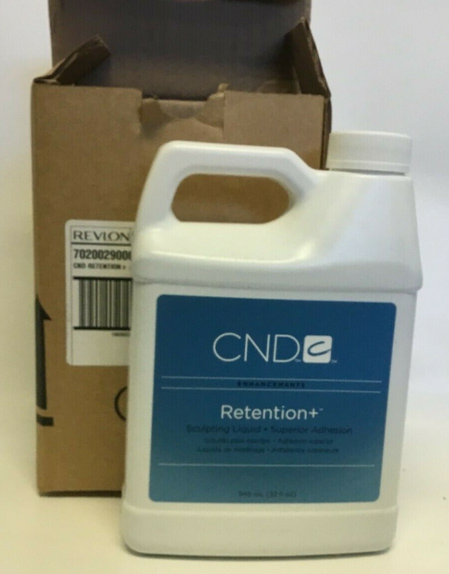 CND Retention+ Sculpting Liquid 32 fl oz 960 ml Superior Adhesion - Nail Prep
