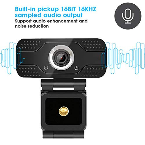 USB Camera, PC Camera 30FPS Plug and Play 1080P for Laptop