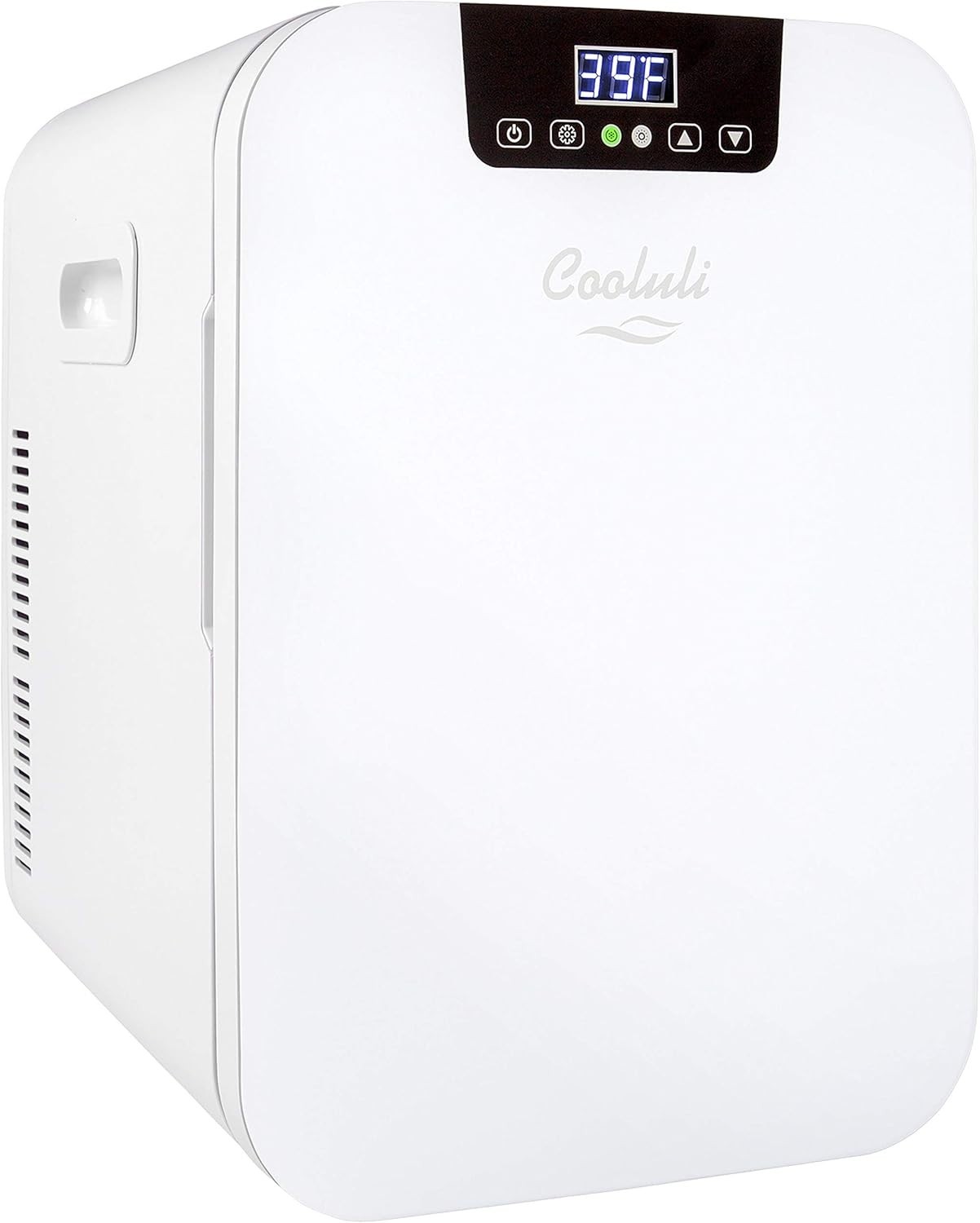 Cooluli 20 Liter Mini Fridge with Temperature ControlWhite Thermoelectric Cooler