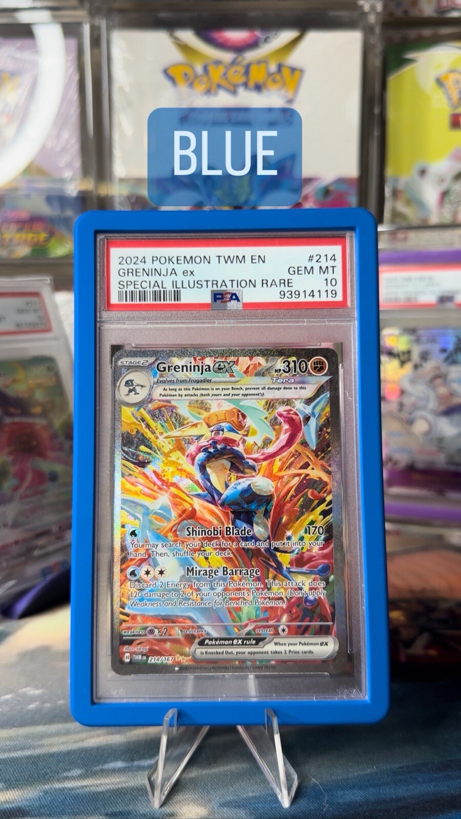 PSA Graded Card Slab Silicone Bumper Guard Protector Skin | 13 Colors | Pokemon