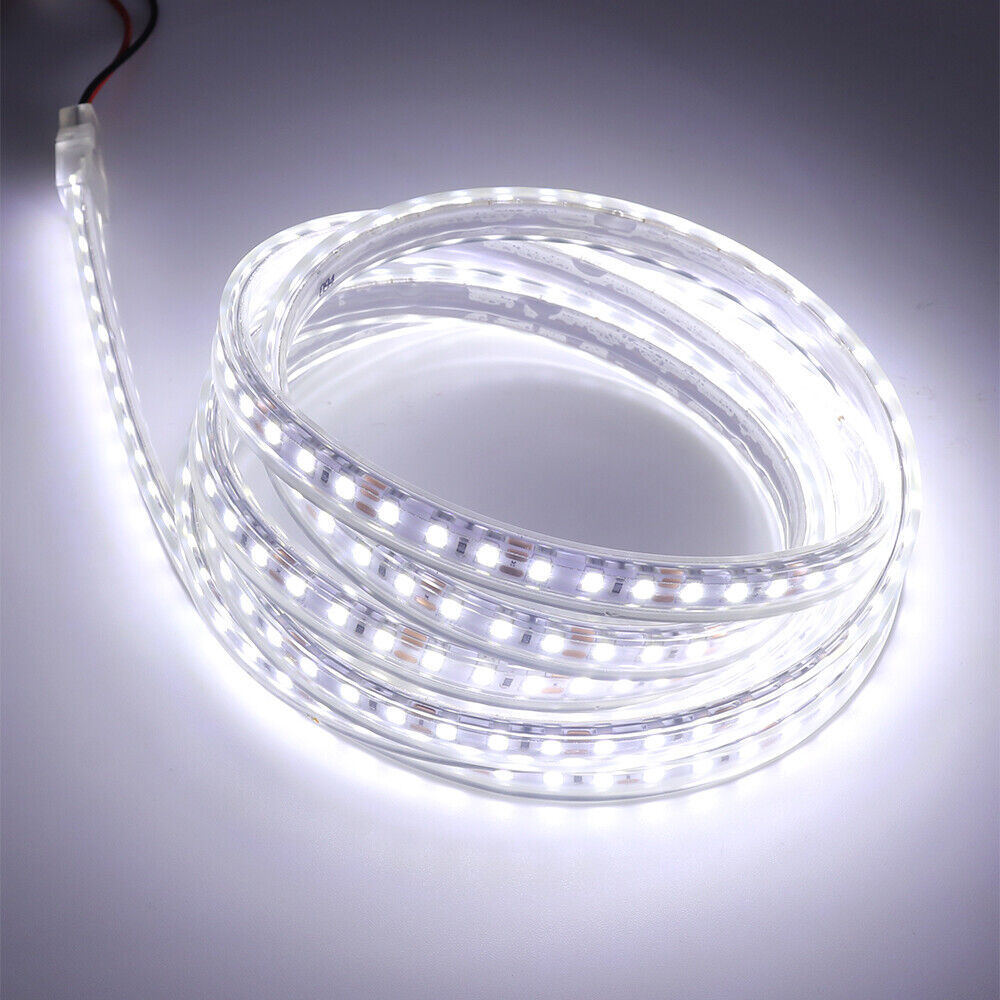 1m-20m 12V 24V 2835 LED Strip Flexible Rope IP68 Waterproof Lamp Outdoor Lights