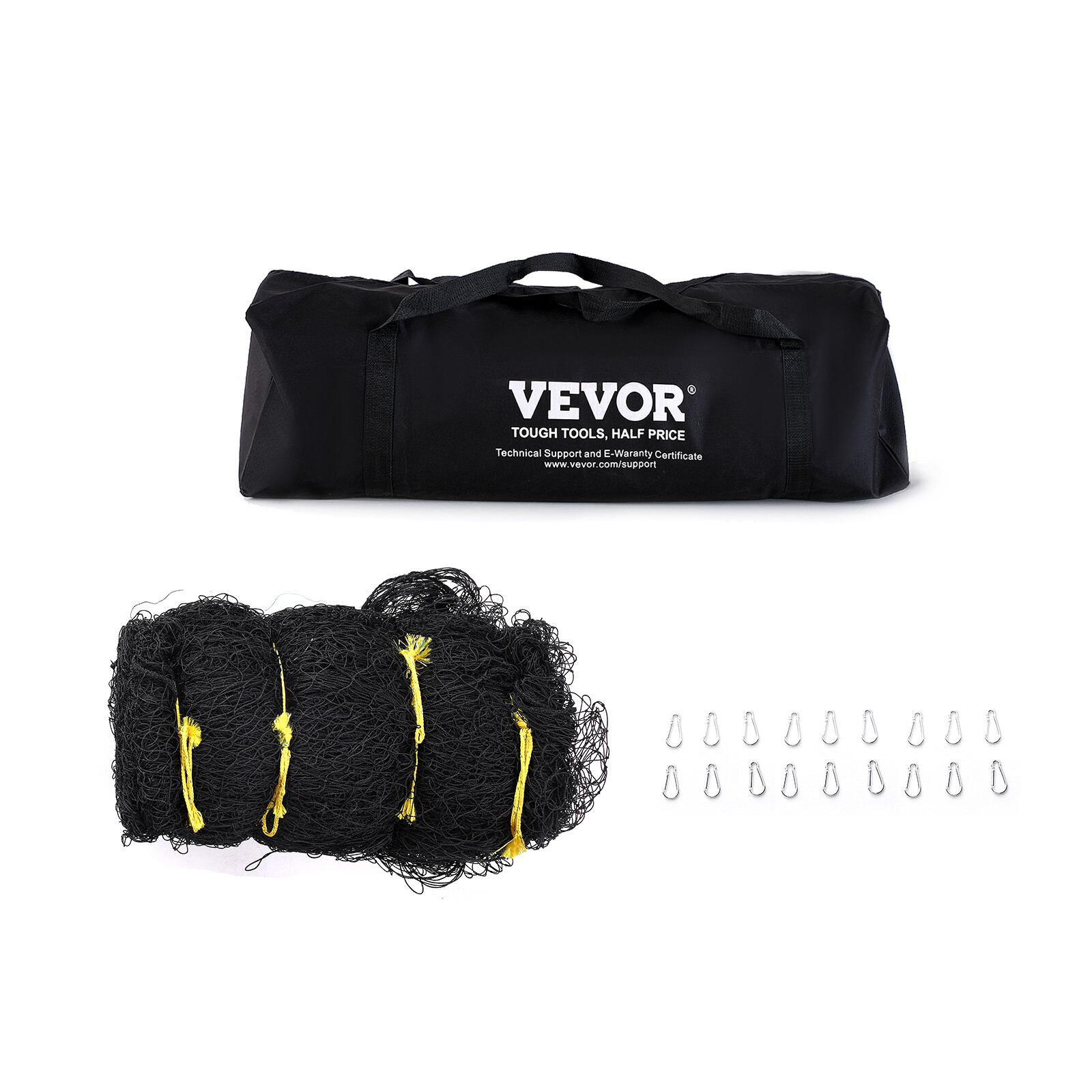VEVOR 55FT Softball Baseball Cage Netting Heavy Duty PE Pitching Batting Net