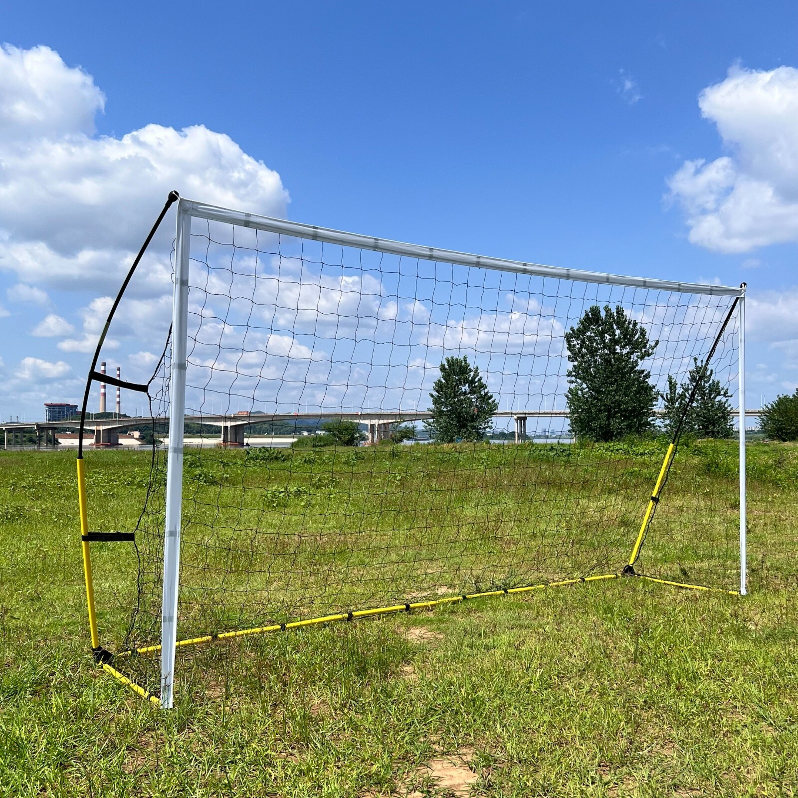 12x6 Ft Soccer Goal Portable Soccer Net for Backyard w/Frame