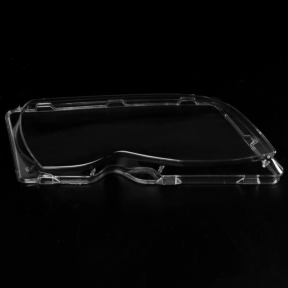 Fit For 02-05 BMW E46 3-Series 4-Door L&R Headlight Lense Clear Lens Cover Pair