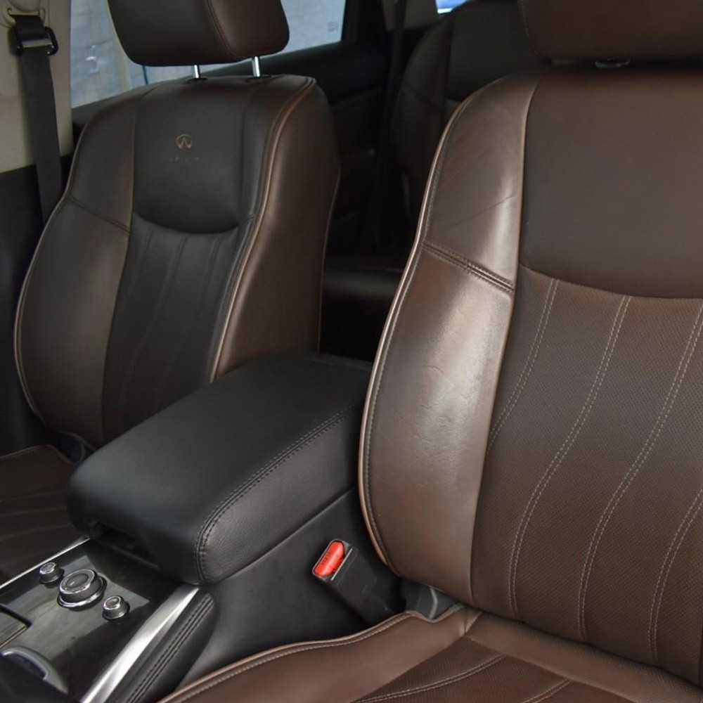 Fits Pathfinder 2013-2020 Center Console Lid Armrest Cover Replacement Black EKK