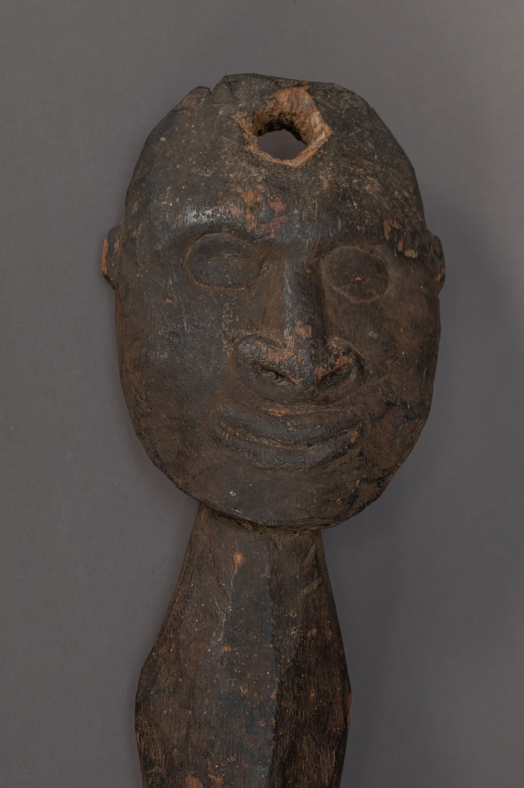 ANTIQUE OCEANIC POLYNESIAN PAPUA NEW GUINEA CARVED ITAMUL MIDDLE SEPIK FOOD HOOK