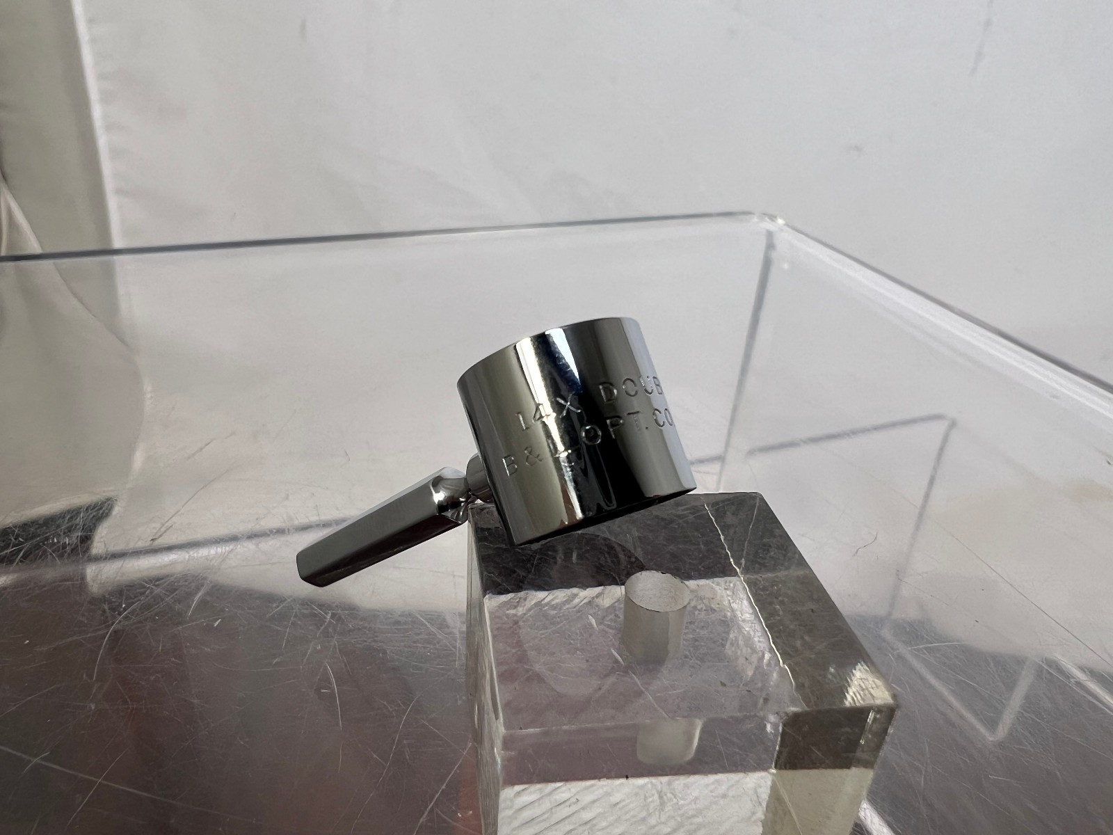 Vintage Bausch & Lomb 14X B & L Doublet Magnifier Made In USA RARE HTF