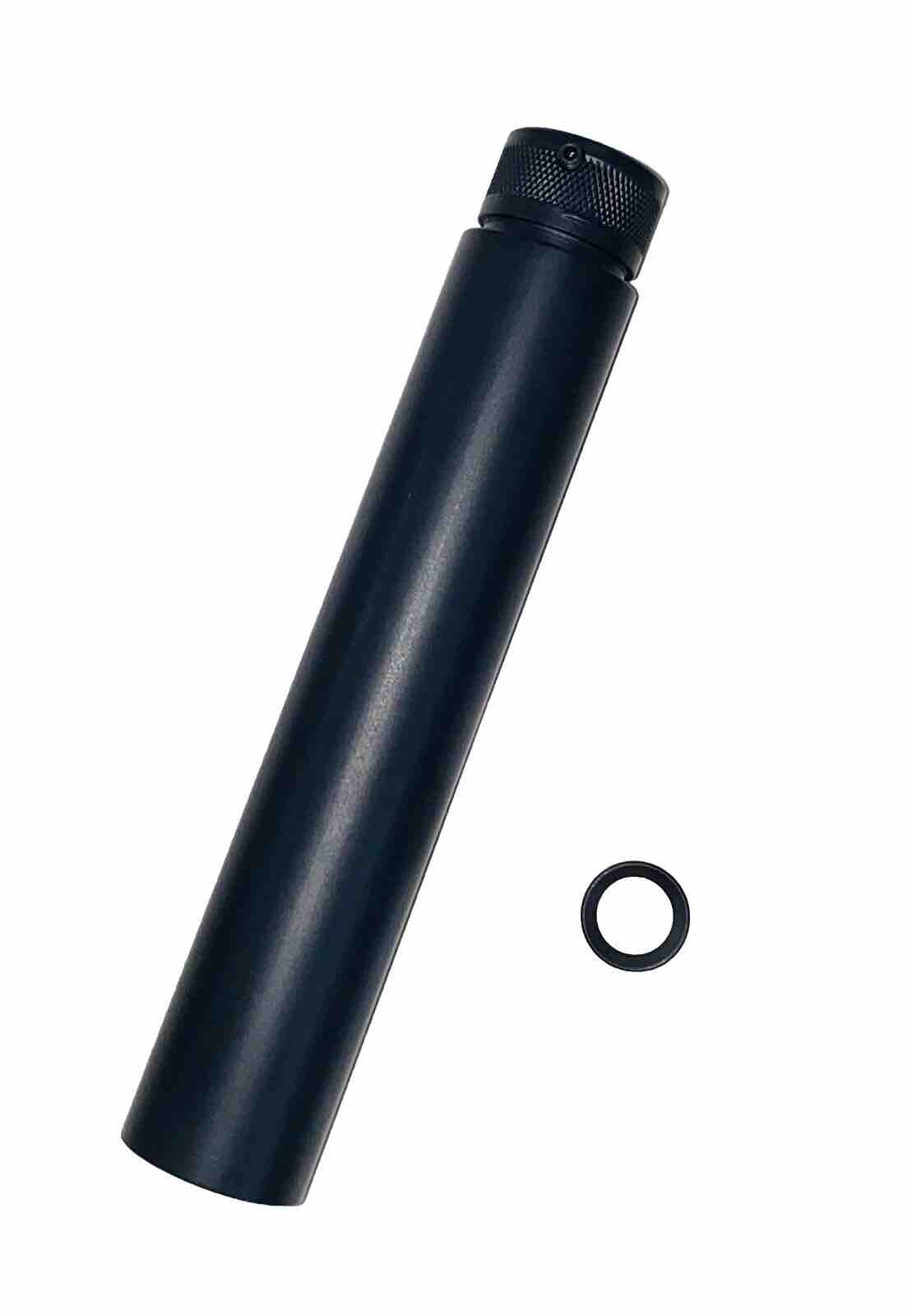 Aluminum Linear Muzzle Brake 1/2X28 TPI Barrel Extension Tube For 9mm .22LR .223