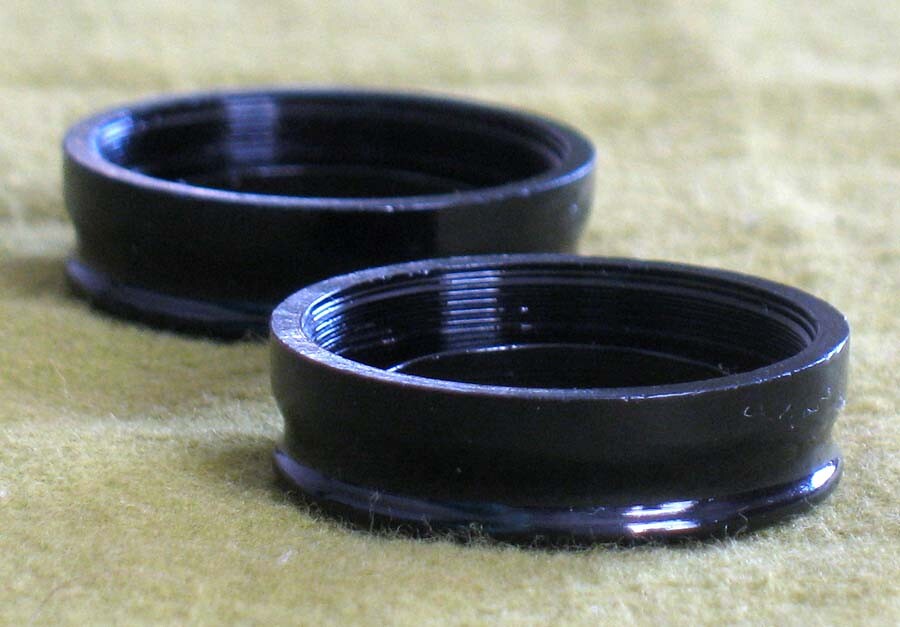 WWII Eye Guards (2) for B&L SARD 7 X 50 US Navy, Military, Binoculars NOS