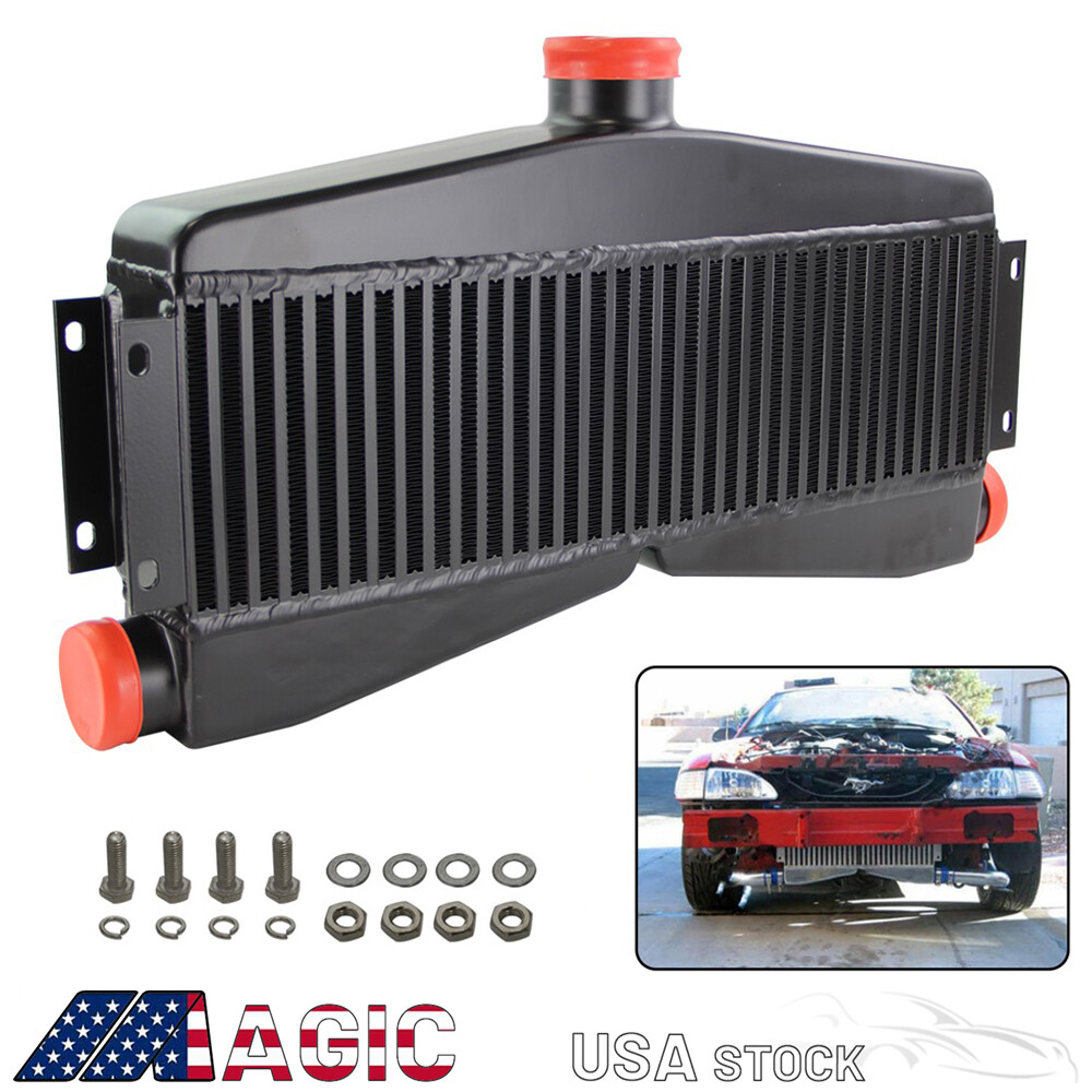 Universal FMIC Bar & Plate Twin Turbo Intercooler Custom (2 In /1 Out) 400-800HP