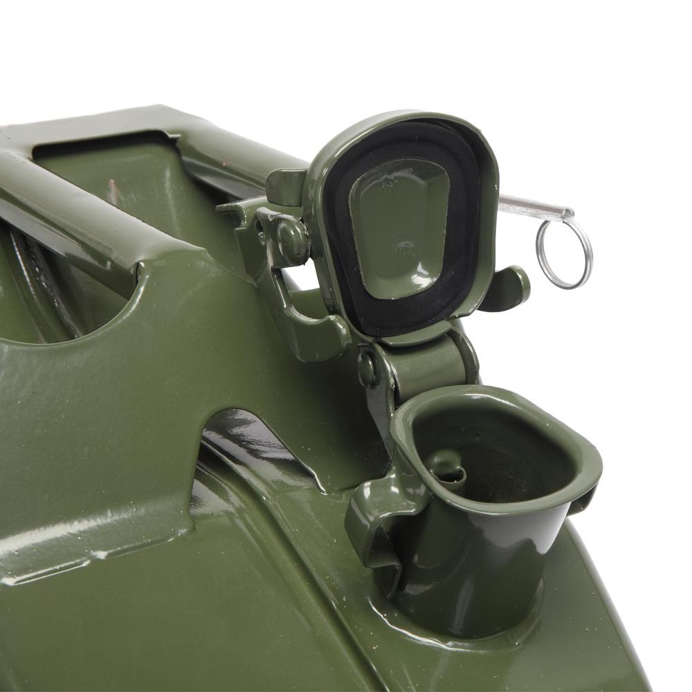 Fuel Can 5 Gal 20L Steel Gasoline Gas Fuel Tank Military Emergency Fuel Can