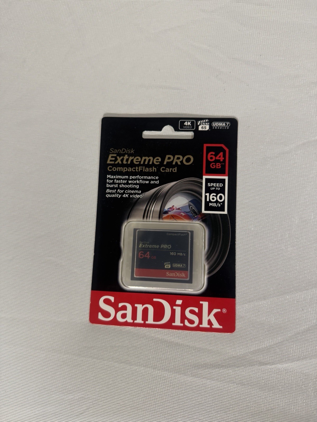 SanDisk Extreme Pro Compact Flash Card 64GB 160mb/s - Brand New in Package
