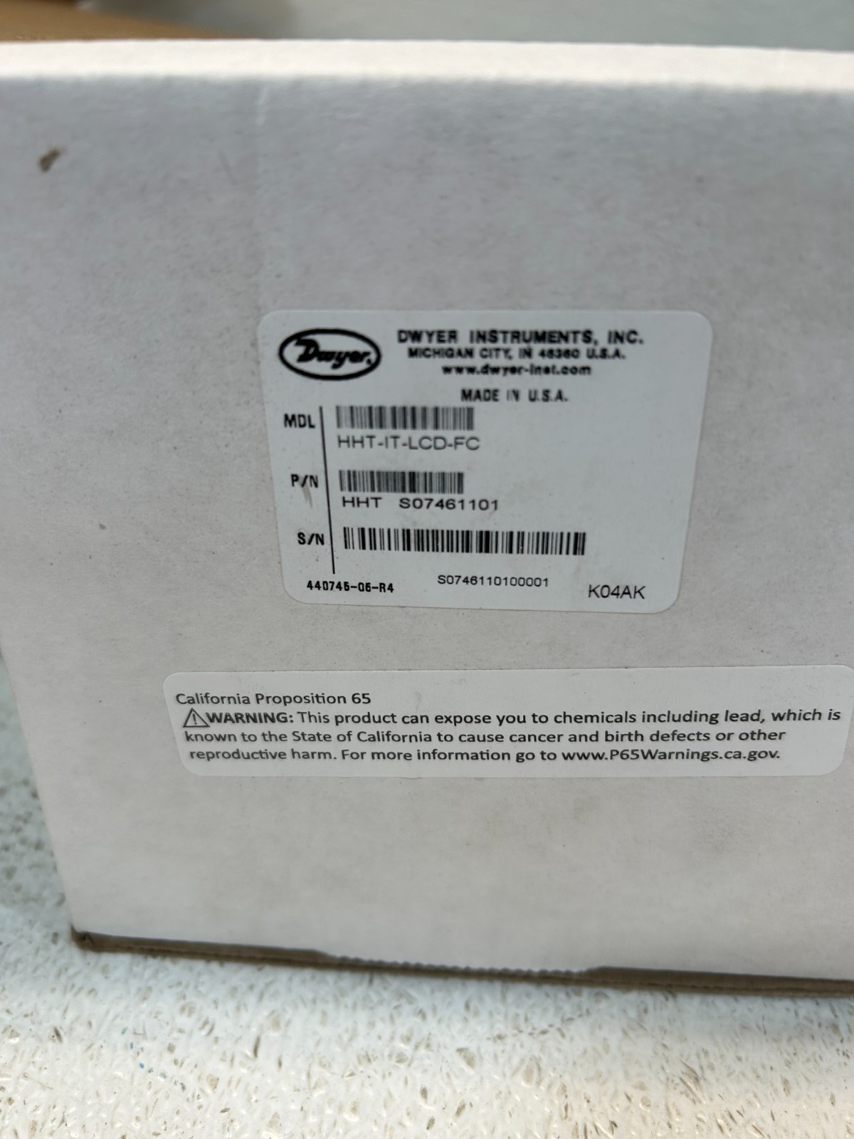 Dwyer HHT-IT-LCD-FC Humidity Transmitter