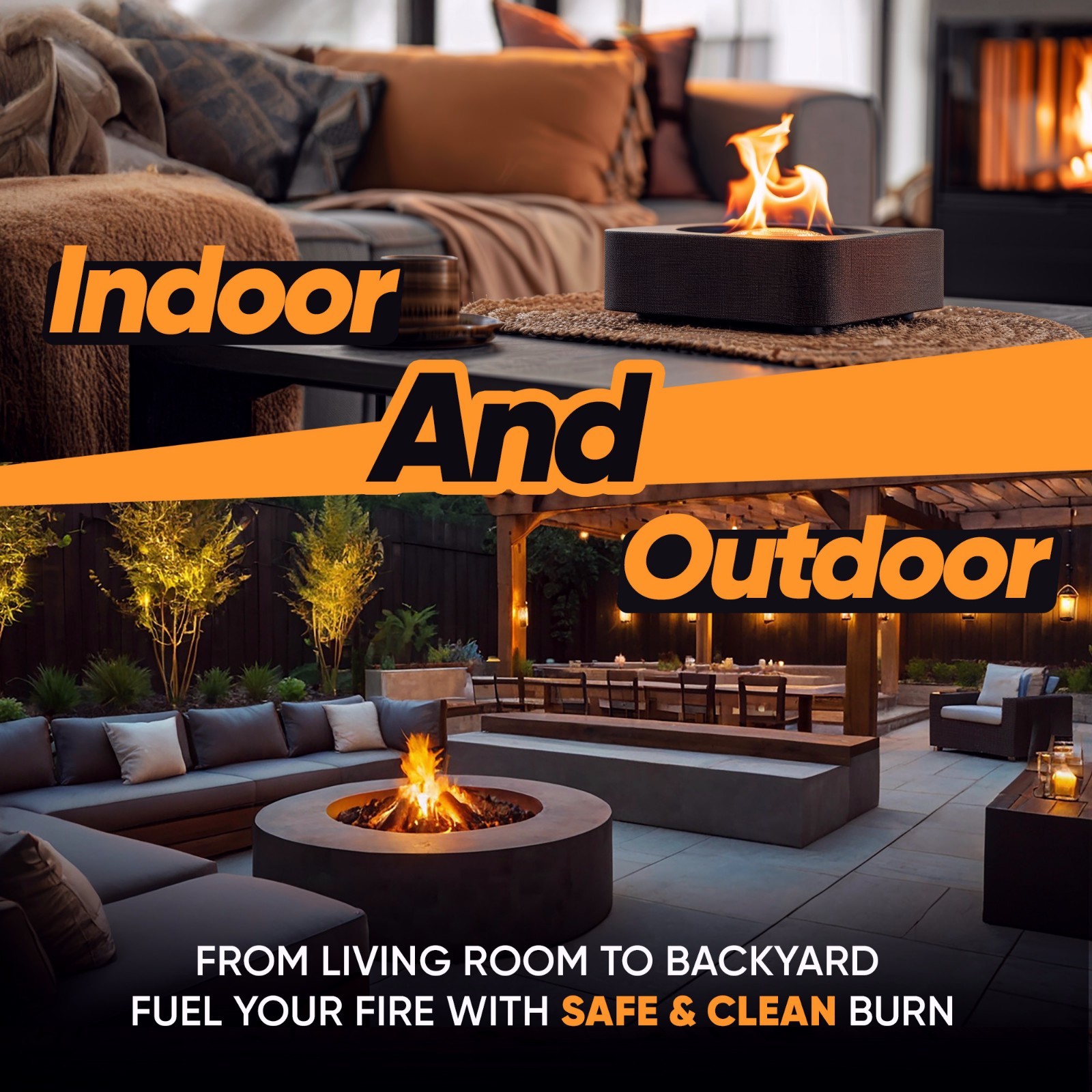 Bioethanol Fireplace Fuel 24 pcs – Clean Burning Ethanol Fuel