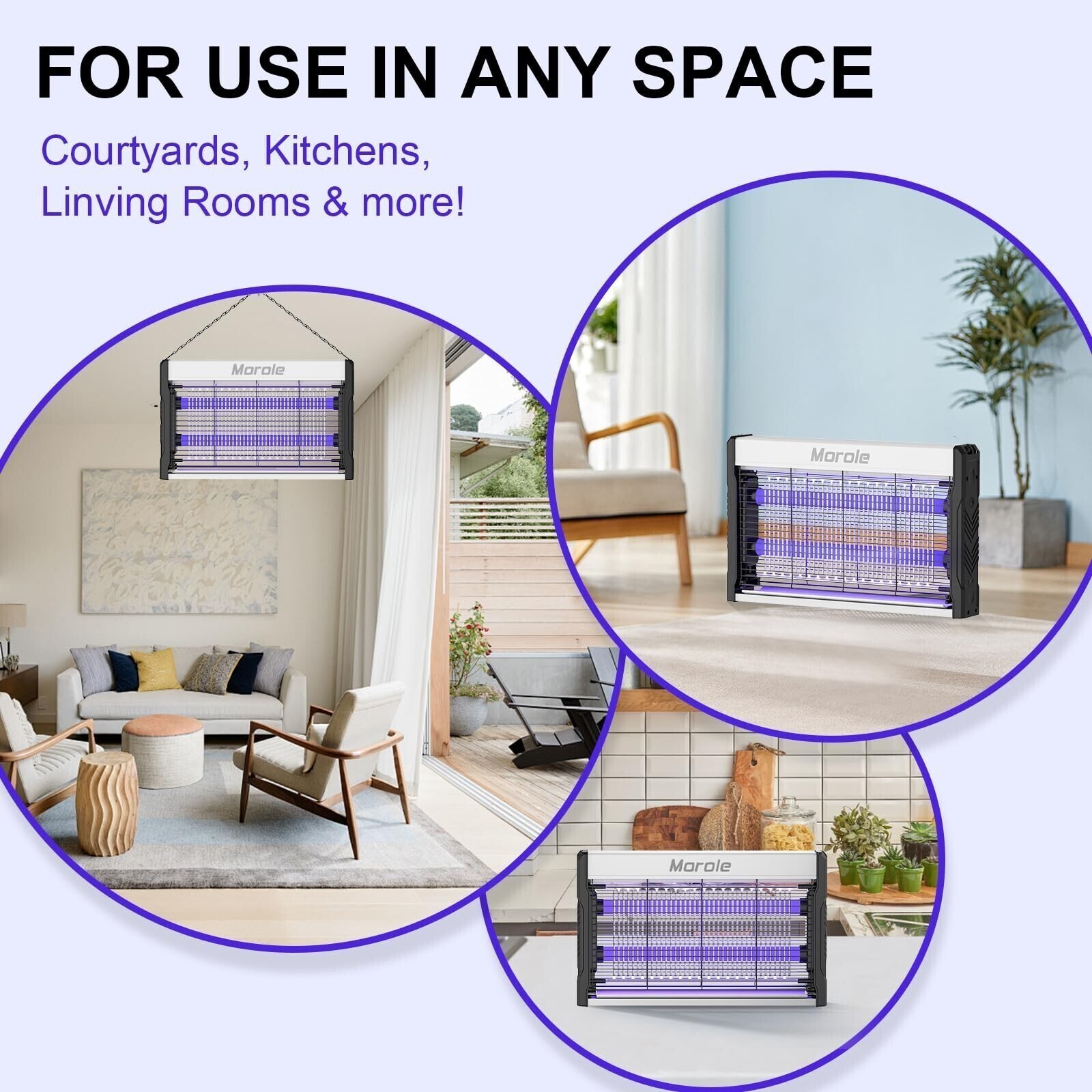 Electric Indoor Light Lawn Lamp Insect Killer Mosquito Zapper Bug Pest Fly Trap