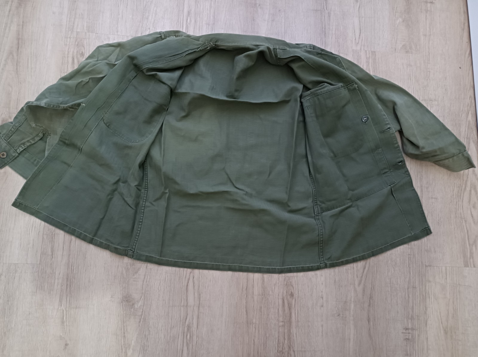 very rare M-1953 P53/P58 USMC HBT utility shirt Marine Corps Vietnam War