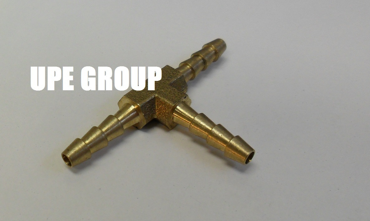 1/8 HOSE BARB TEE Brass Pipe 3 WAY T Fitting Thread Gas Fuel Water Air