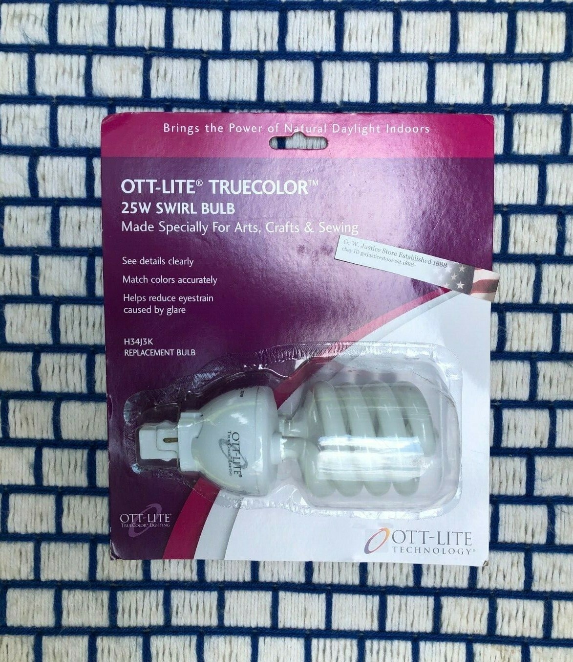 NEW SB25-P Ott-lite 25w plug in 25 watt type P H34J3K or 20w type M or 13w