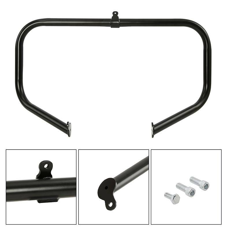 Black Engine Guard Highway Crash Bar Fit For Harley Touring Ultra Limited 09-23