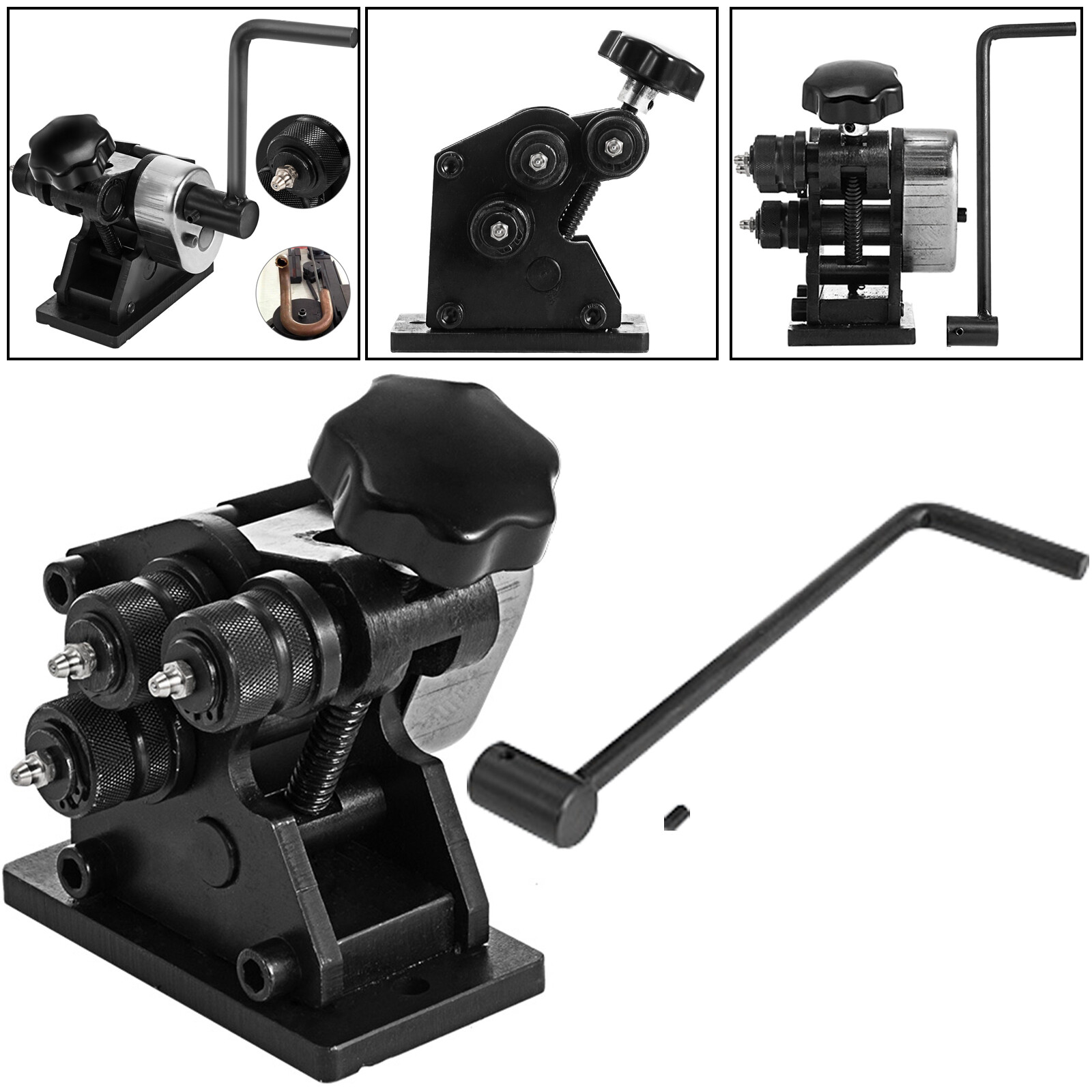 VEVOR Metal Rod Ring Planetary Bender Roll Bender Wheel Roller Former Machine