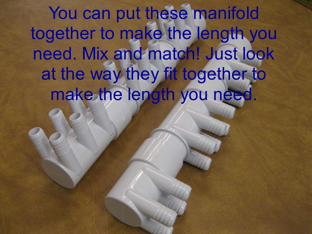Water Manifold Base Kit Hot Tub Spa 2" (8) 3/4" Outputs & Coupler Video How To