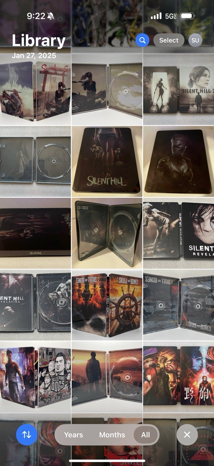 Bundle Of 5 Custom Made Steelbook Cases ( Pick any Of 5 Items) PS4/PS5/Xbox/NS