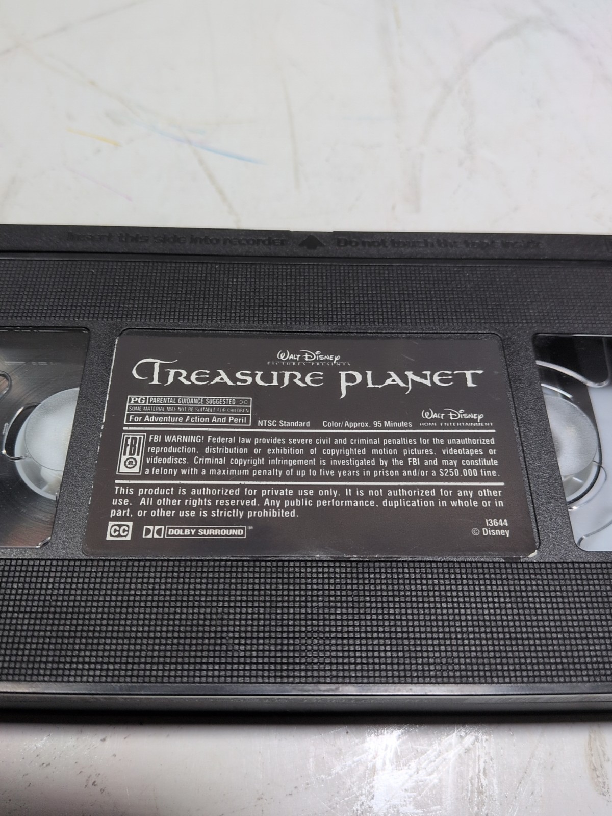 Walt Disney Treasure Planet VHS Movie - Classic Animated Adventure Accept. Cond.