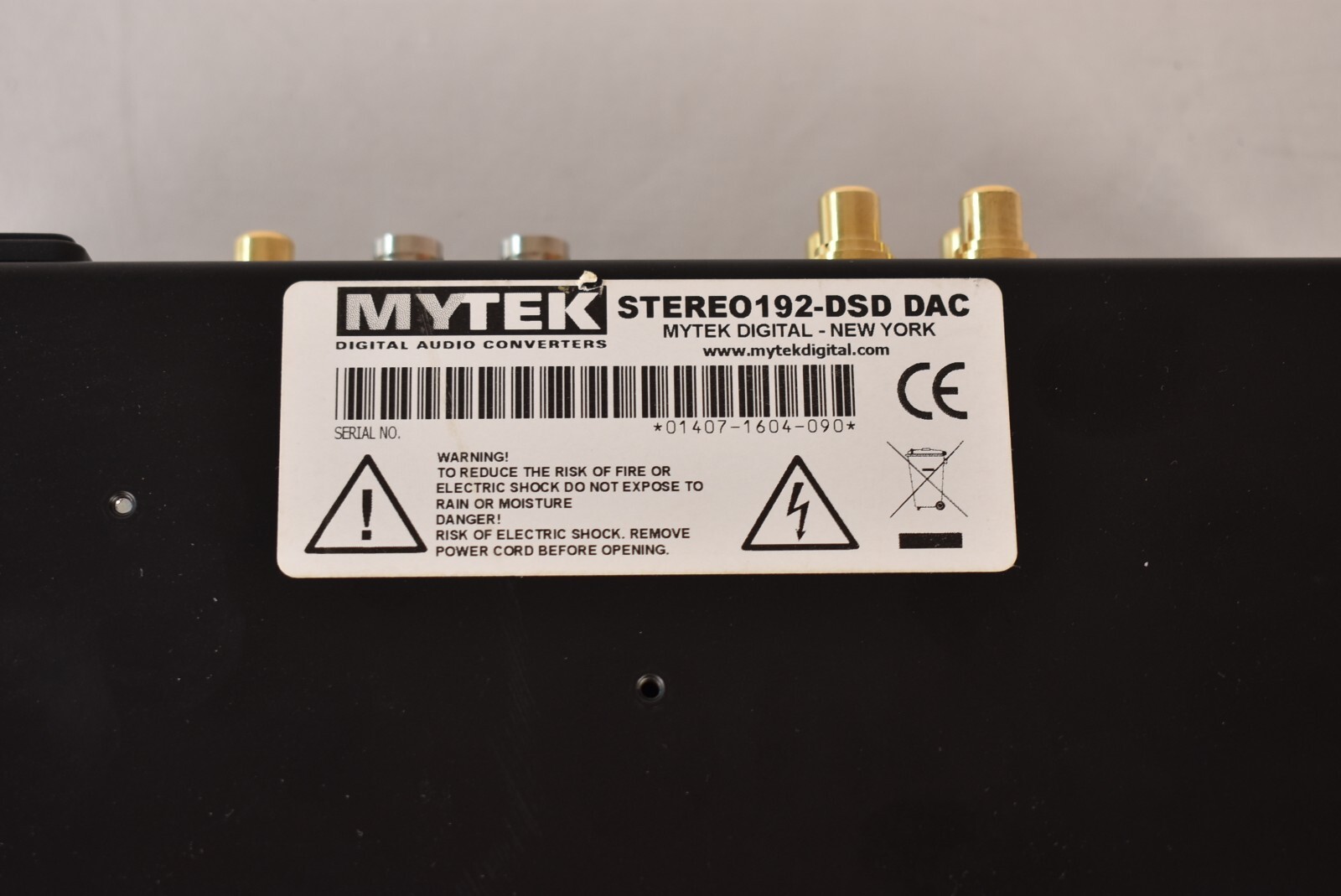 Mytek Stereo192-DSD DAC Digital Analog Converter w/Box, Manual for -READ-