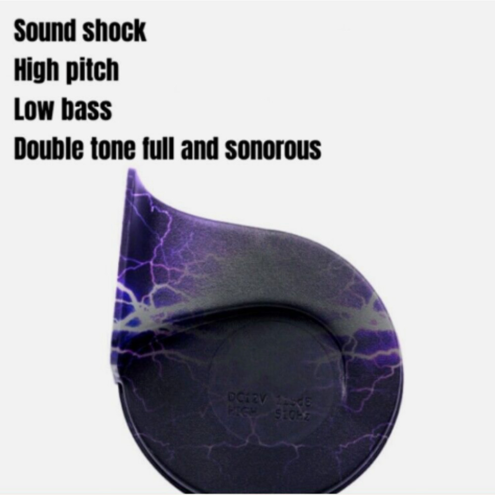 Car Horn Super Loud Train Horn for Car Boat Train Truck Black Motorcycle