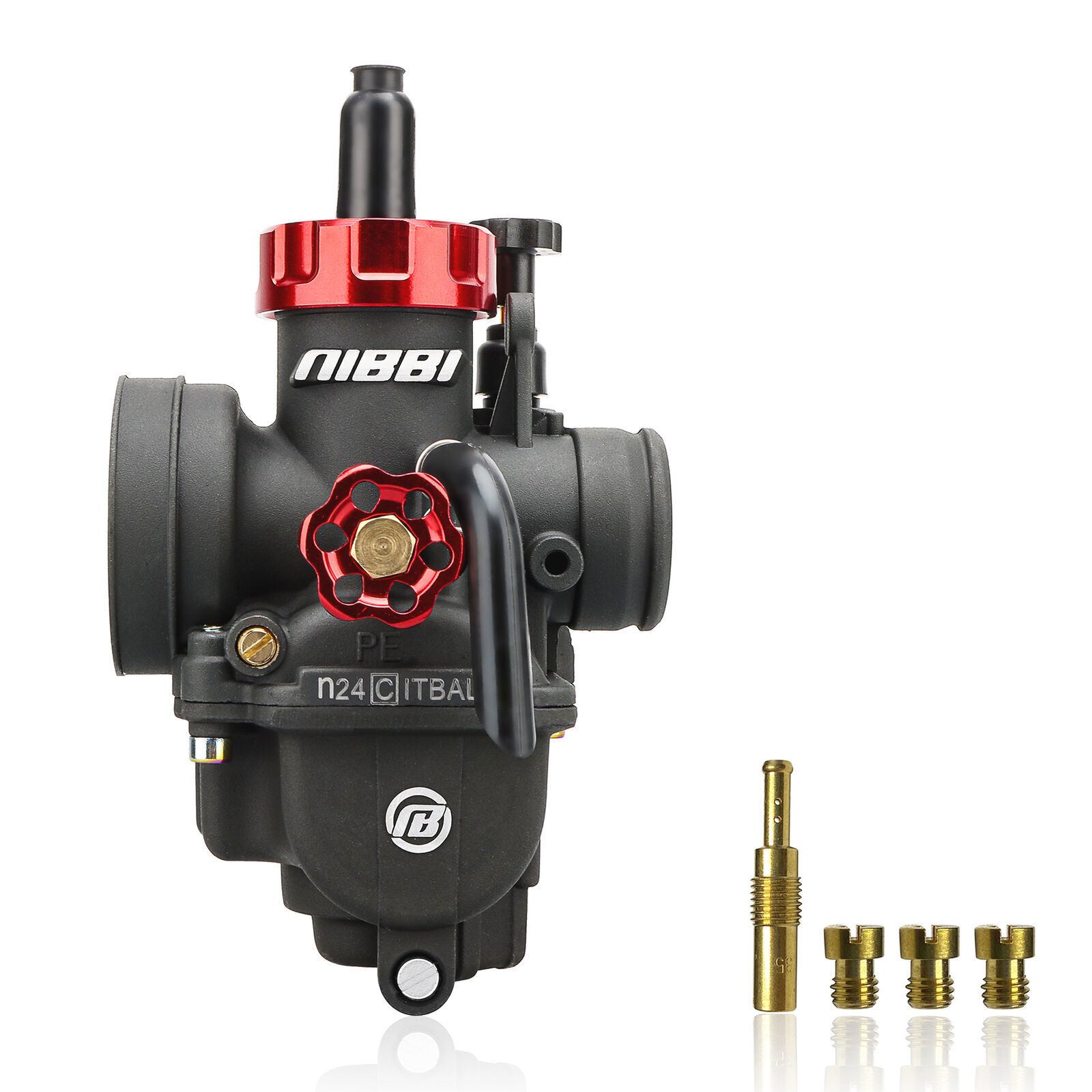 NIBBI PE 24mm Carburetor Kit For Predator 212cc Mini Bike Go Kart GX200 CH270