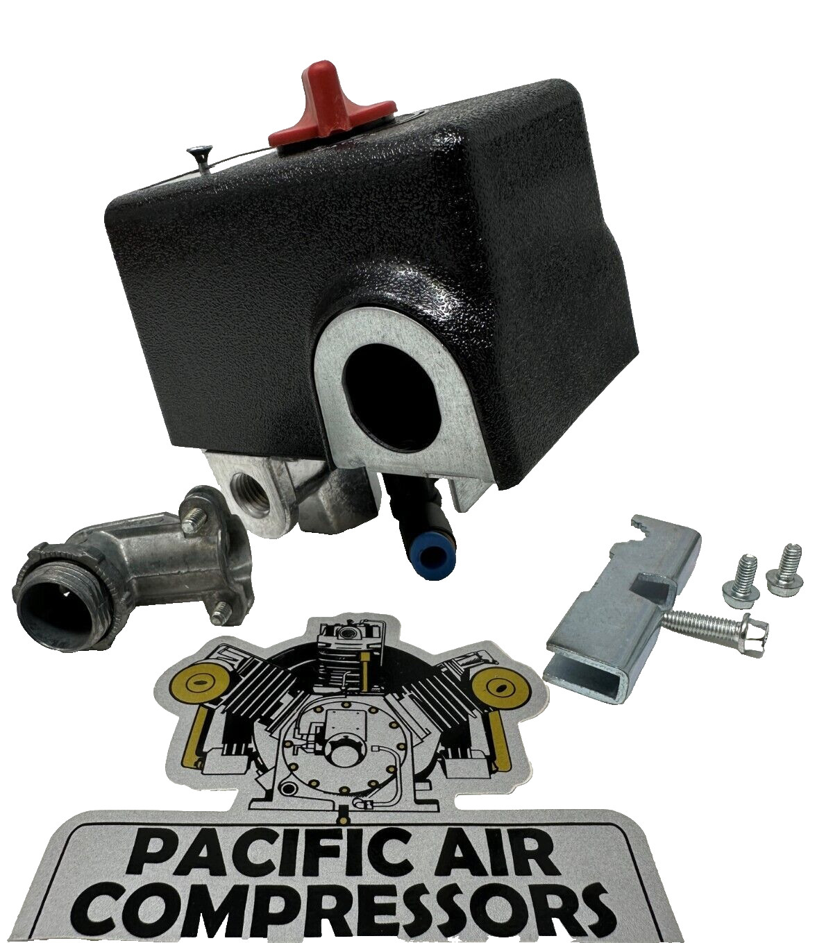 CW207579AV CAMPBELL HAUSFELD PRESSURE SWITCH 100-125 PSI 4 PORT 26 AMPS 120/240V