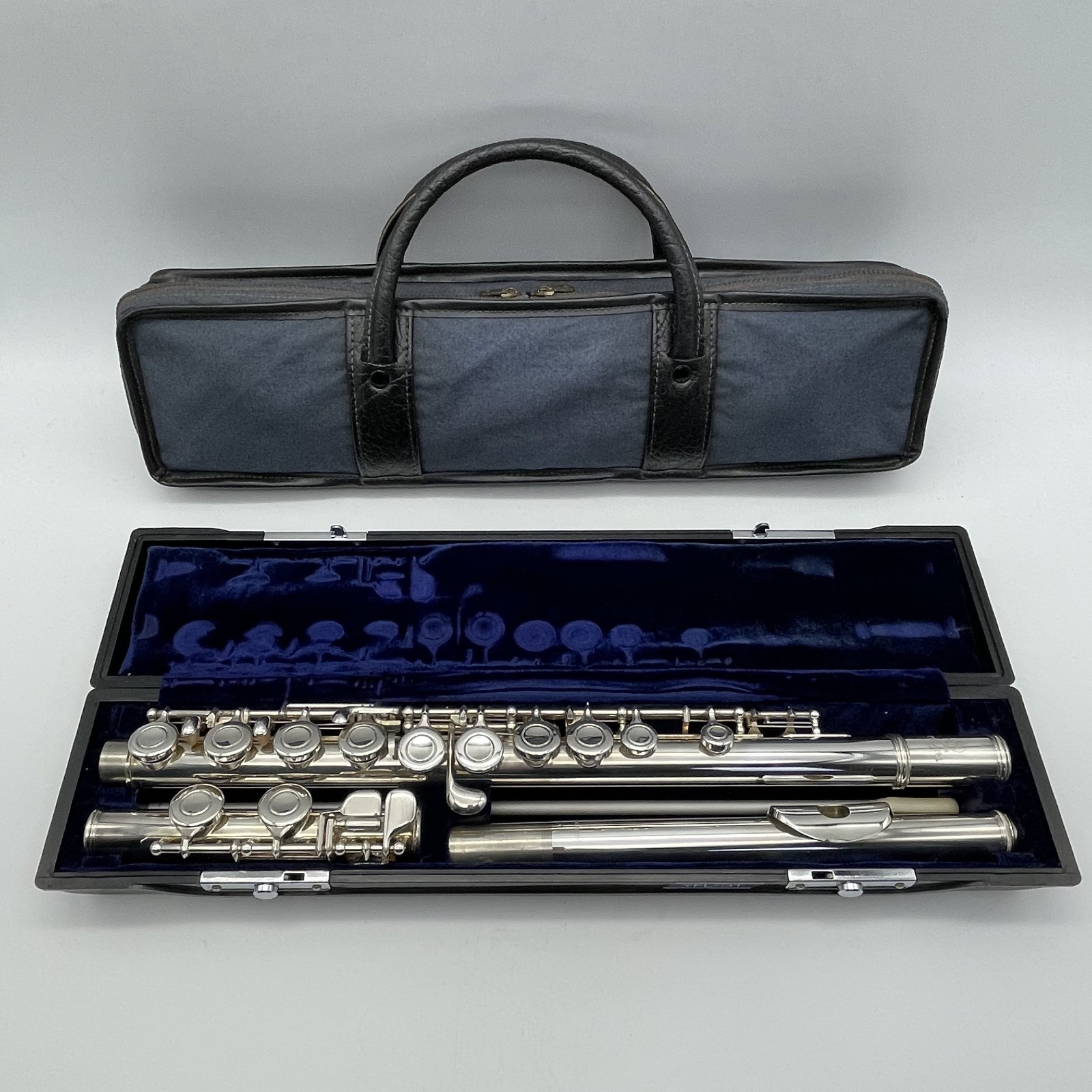 YAMAHA YFL-31 Sterling Silver Flute with Hard Case + Bag Head Tube Flute Japan