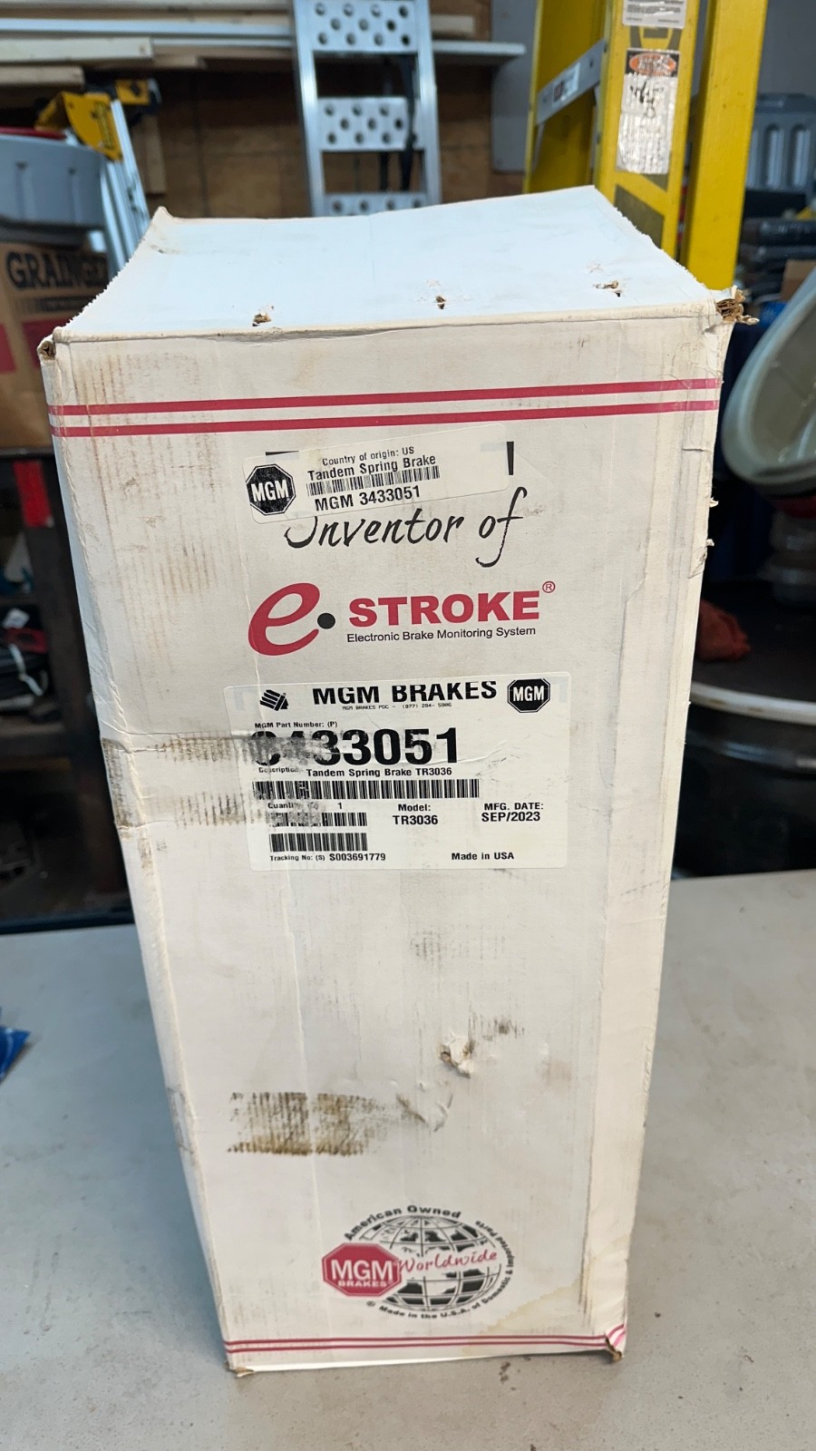 MGM Brakes 3433051 Tandem Spring Brake TR3036 NOS