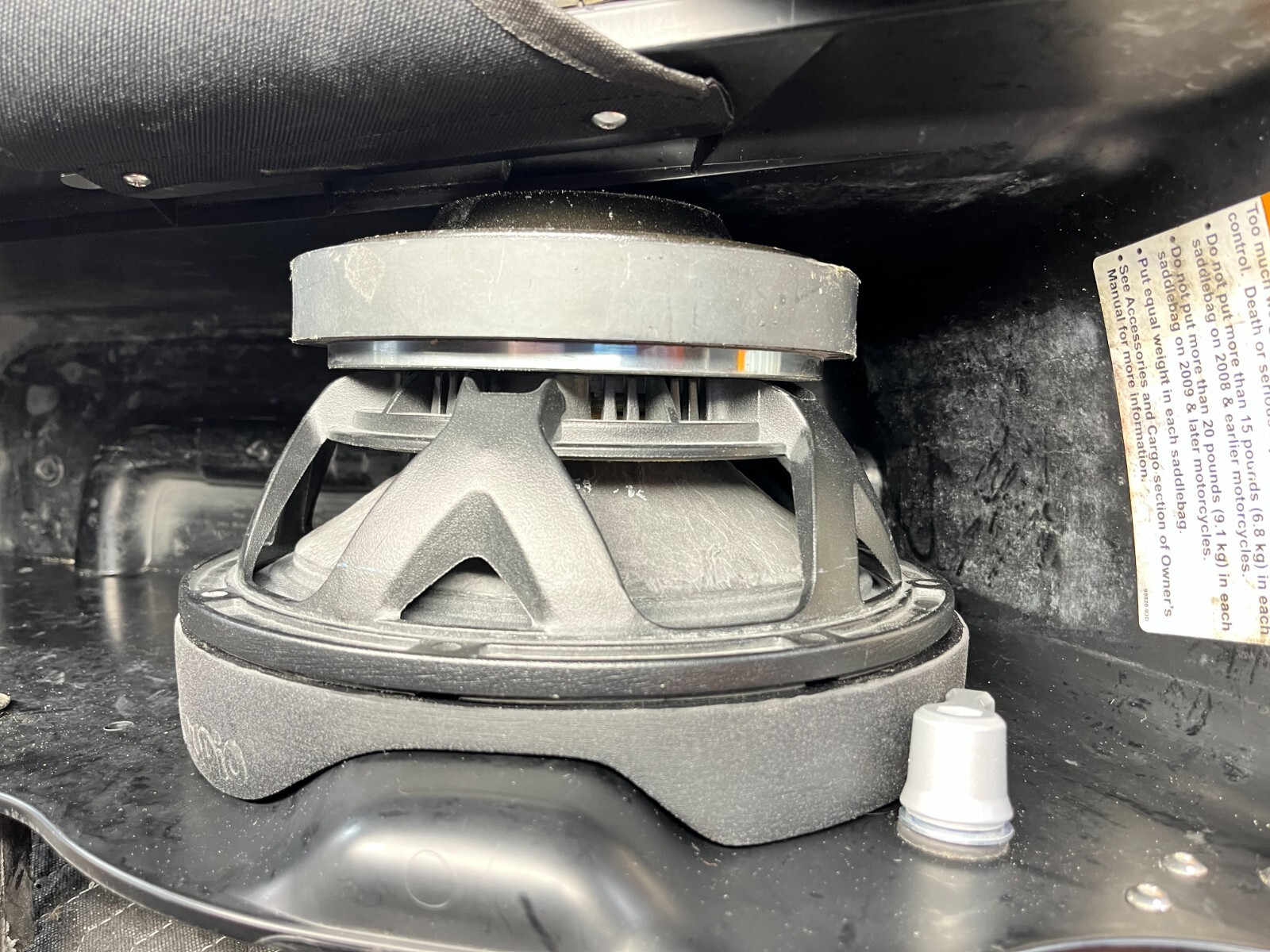 Harley Saddlebag 10" Speaker Rings (Fits 1998-Present)