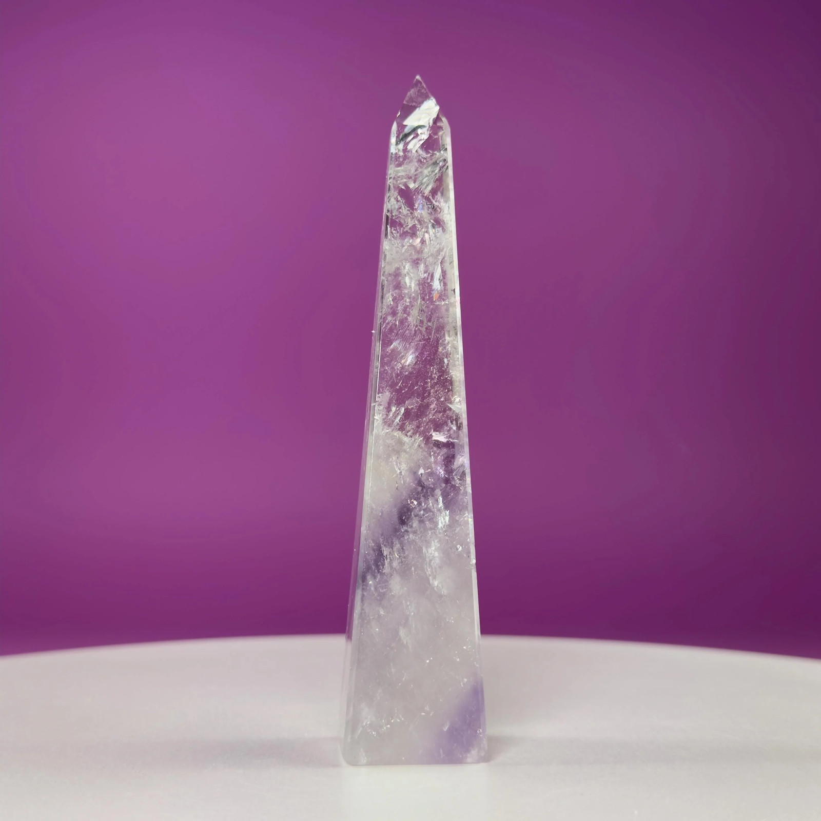 Amethyst Obelisk 118g Natural Crystal Tower Purple Amethyst Point