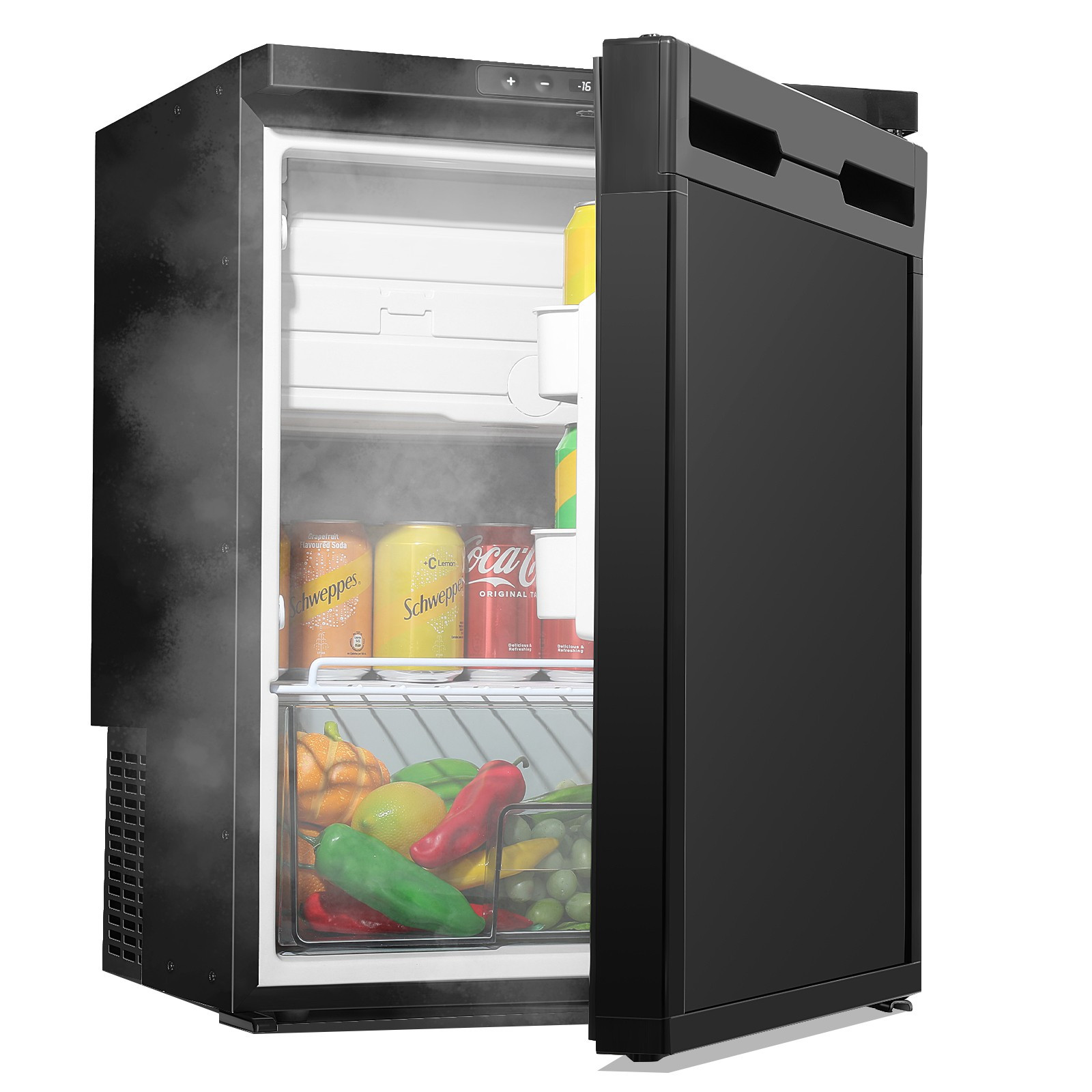 12 Volt Car Refrigerator Portable Freezer 68QT/65L Truck RV Fridge APP Control