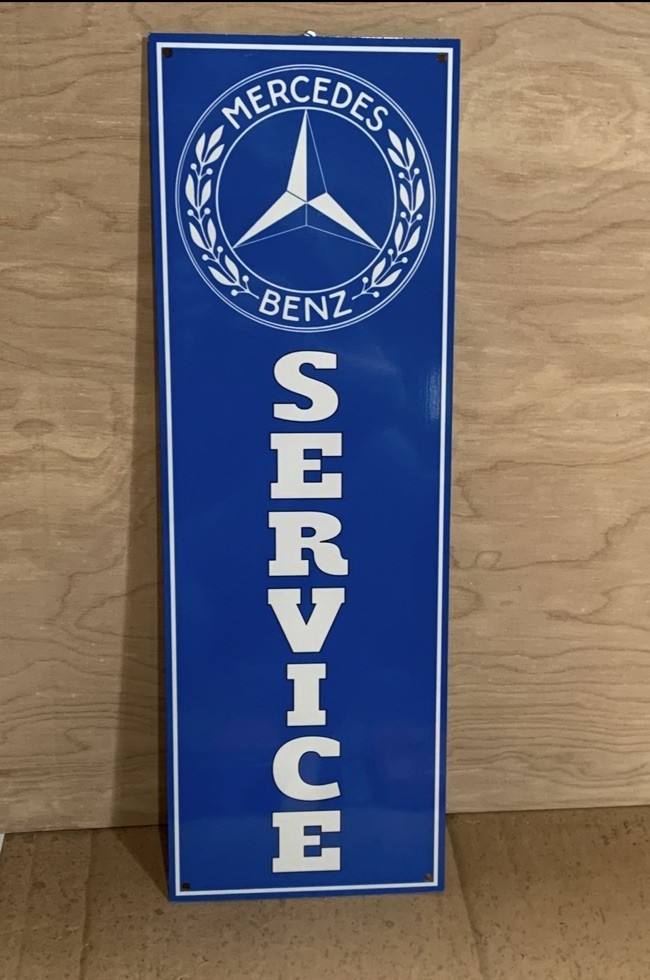 Service Mercedes Benz Racing  Reproduction Sign Garage Decor Sign