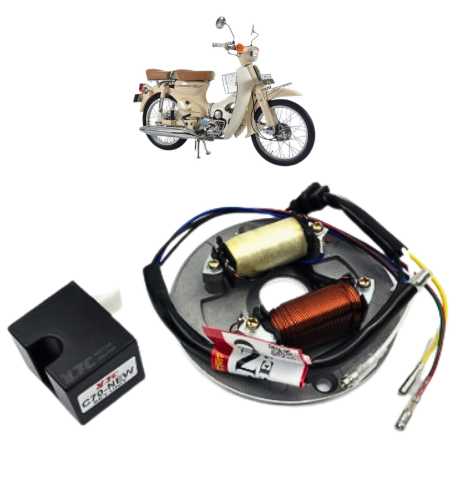 New Electronic Ignition Conversion Kit HONDA CT70 CT70H XL70 ATC70 C70 GBO CDI