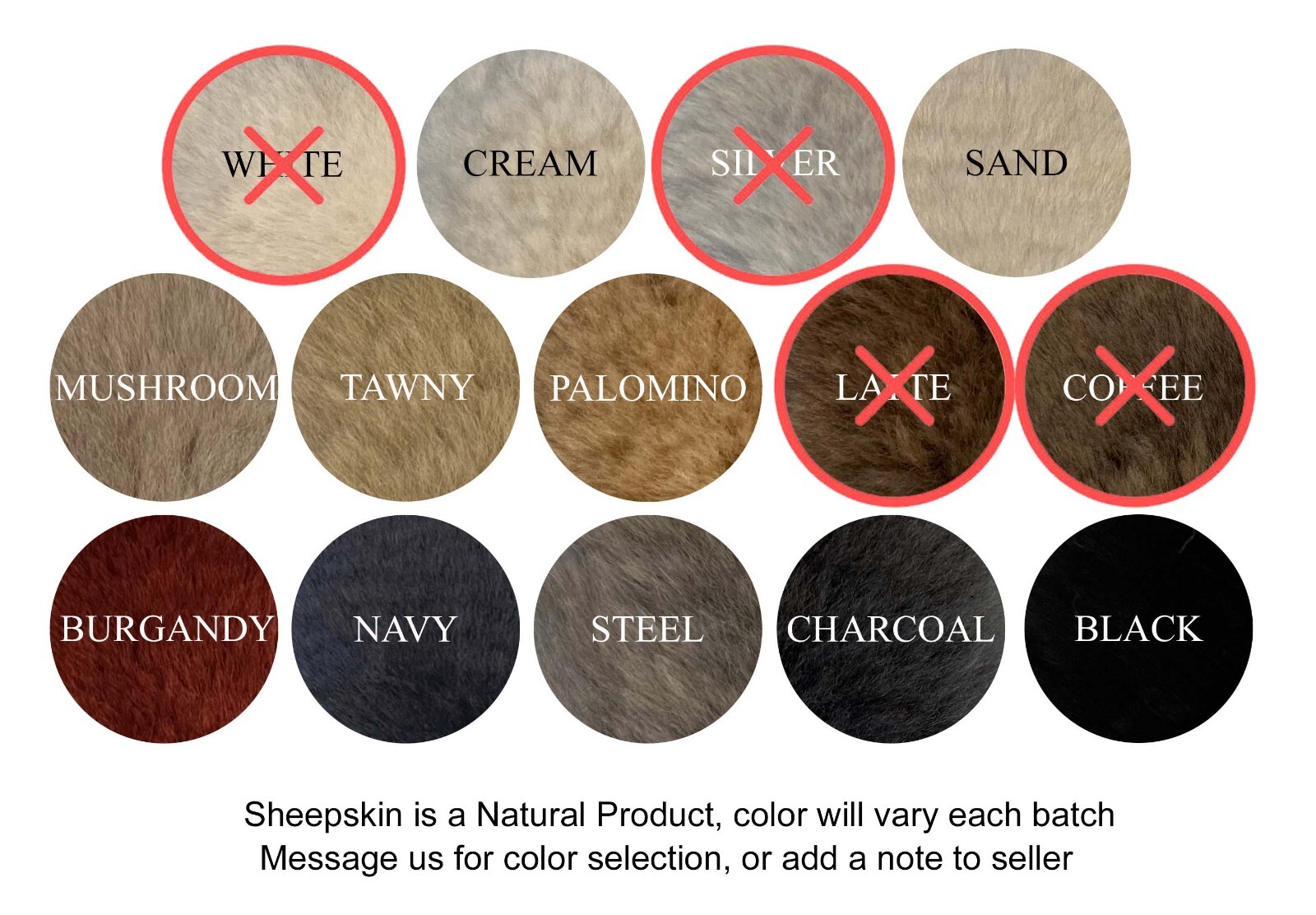 Australian Sheepskin Highback Seat covers GREY (1 Pair)