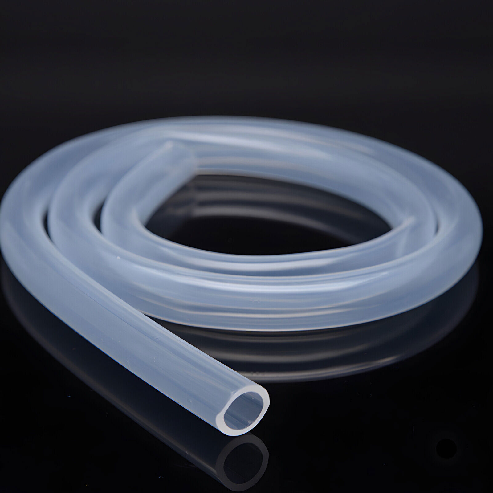 Clear Translucent Food Grade Silicone Vacuum Tube Beer Hose Pipe Soft Rubber