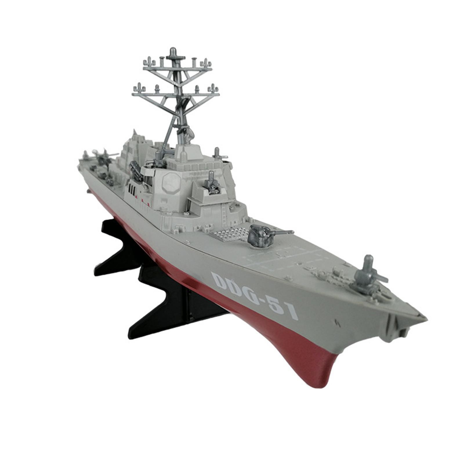Plastic Destroyer Ornaments Military Ship Model Static Warship Military Model A